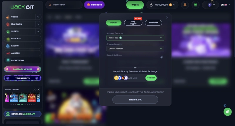 Jackbit Deposit